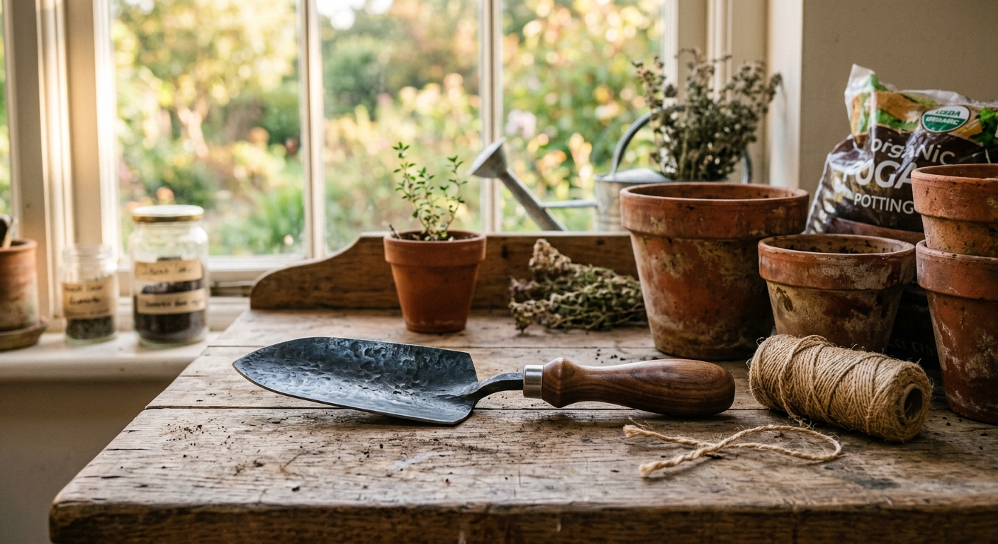 Hand-Forged Garden Trowel