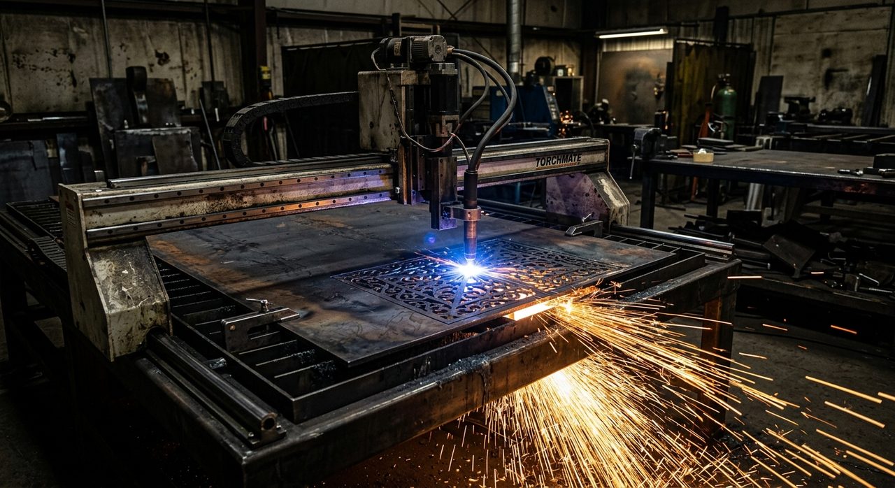 1/4" steel coming off the table