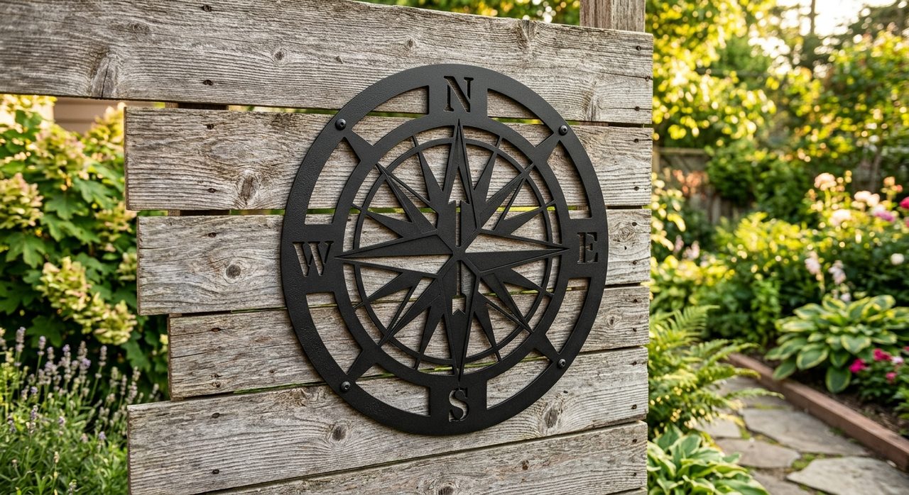 Outdoor Compass Medallion