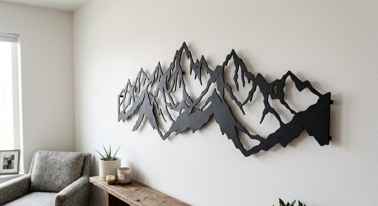 Mountain Range Silhouette · Wall Art